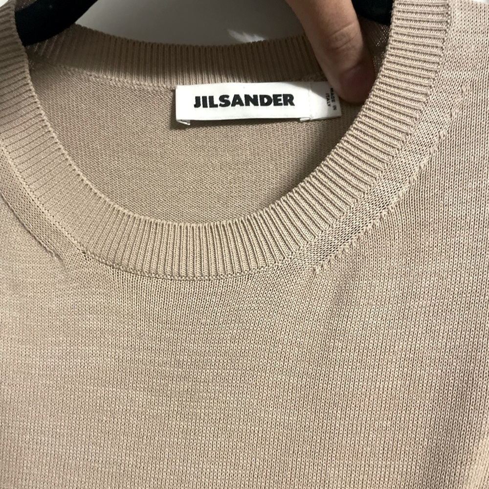 Jil Sander ribbed knit top